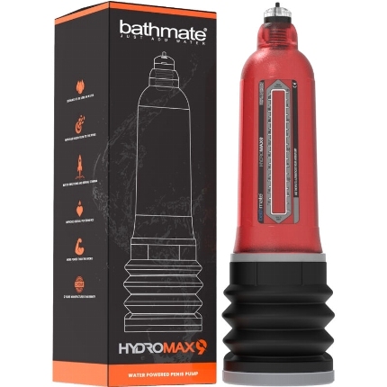 bathmate - hydromax 9 red penis increase pump