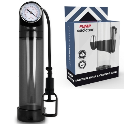 pump addicted - bomba erecciÓn rx9 negro con vibrador