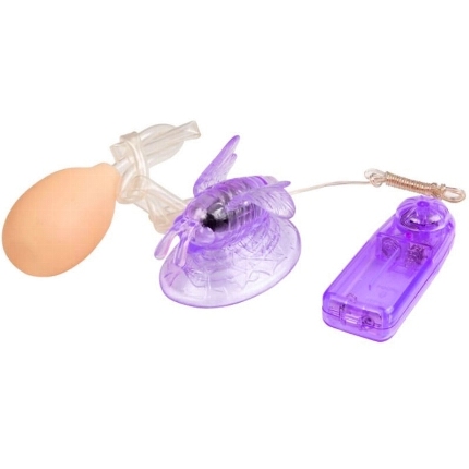 Mini Vibrador Baile Butterfly com Comando Roxo