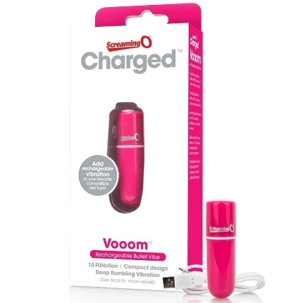 screaming o - rechargeable vibrating bullet vooom pink