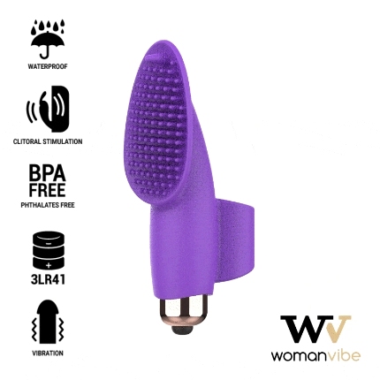 womanvibe - aisha silicone stimulator finger