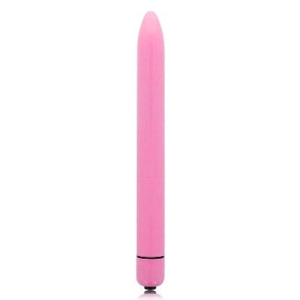 glossy - slim vibrador rosa intenso