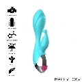 Mini Vibrador Rabbit Happy Loky Miki Turquesa