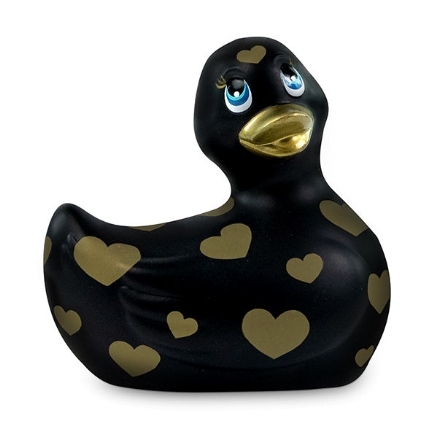 big tease toys - i rub my duckie 2.0 pato vibrador romance (black gold)