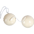 Bolas de Kegel Seven Creations Duoballs Bege