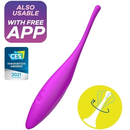 Vibrador Satisfyer Twirling Joy Roxo