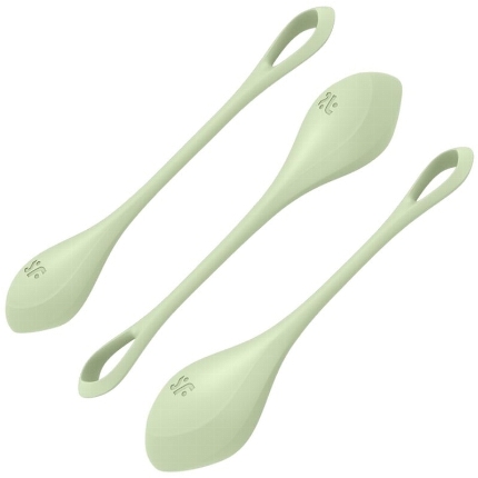 Kit Bolas de Kegel Satisfyer Yoni Power 2 Verde