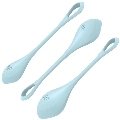 Kit Bolas de Kegel Satisfyer Yoni Power 2 Azul