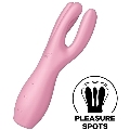 satisfyer - threesome 3 vibrador rosa