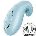 satisfyer - dipping delight vibrador lay-on azul