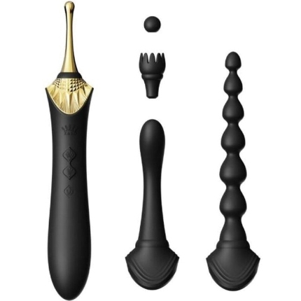 zalo - bess 2 clitoral massager black