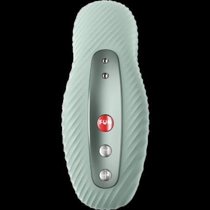 fun factory - laya iii rechargeable lay-on vibrator sage green