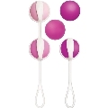 5x Bolas de Kegel G-Vibe Geixa 3 Rosa