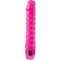 classix - candy twirl vibrating massager 16.5 cm pink