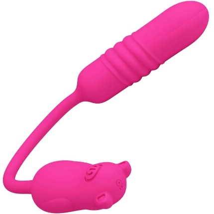 pretty love - pink silicone vibrating bullet