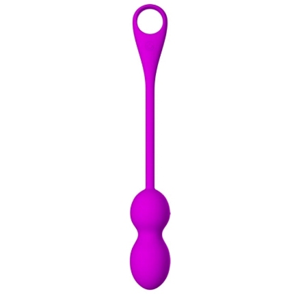 pretty love - elvira rechargeable vibrating balls purple