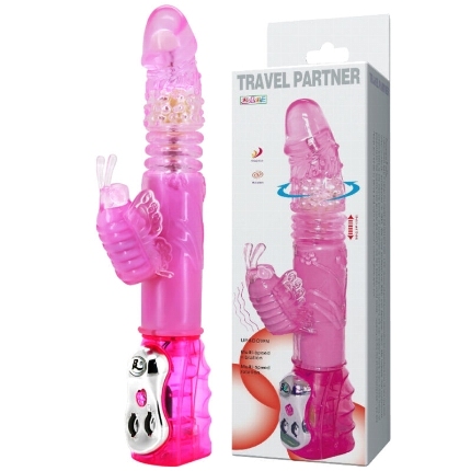 baile - travel partner up down rotator rabbit pink