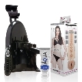 fleshlight - vagina stoya destroya + universal launch + lubricante aqua quality 50 ml