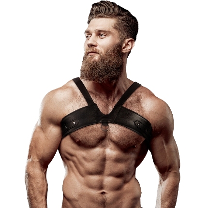 fetish submissive attitude - men's brigade eco-leather chest harness