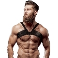 fetish submissive attitude - men's brigade eco-leather chest harness