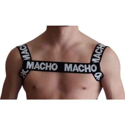 macho - arnes doble negro