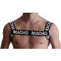 Harness Macho Duplo Preto