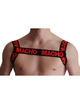 Harness Macho Duplo Vermelho