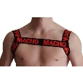 Harness Macho Duplo Vermelho