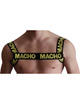 Harness Macho Duplo Amarelo