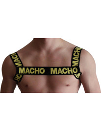 macho - arnes doble amarillo