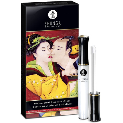 shunga - divine lip gloss strawberry cava