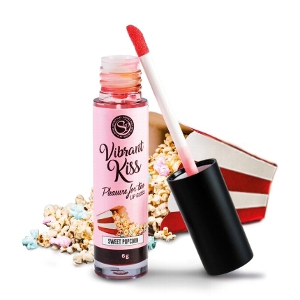 Lip Gloss Secretplay Vibrant Kiss Pipoca Doce