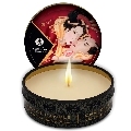 shunga - mini caress by candelight strawberries and cava massage candle 30 ml