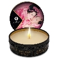 shunga - mini caress by candelight roses massage candle 30 ml