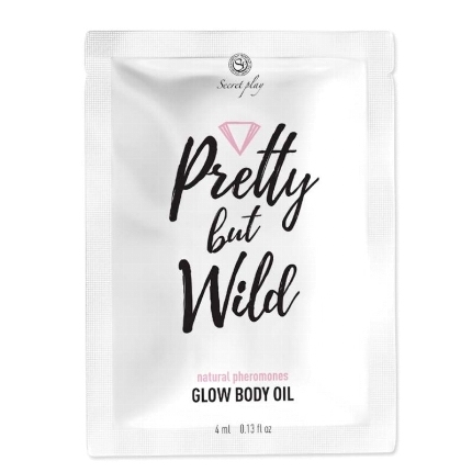 secretplay - pretty but wild glow body oil sachet