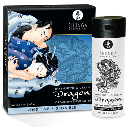 shunga - dragon sensitive cream for couples