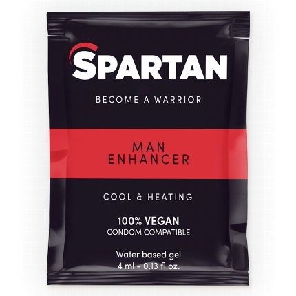 spartan - gel potenciador erecciÓn efecto frÍo-calor 100% vegano 4ml