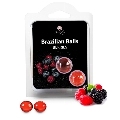 secretplay - brazilian balls frutas del bosque set 2 bolas