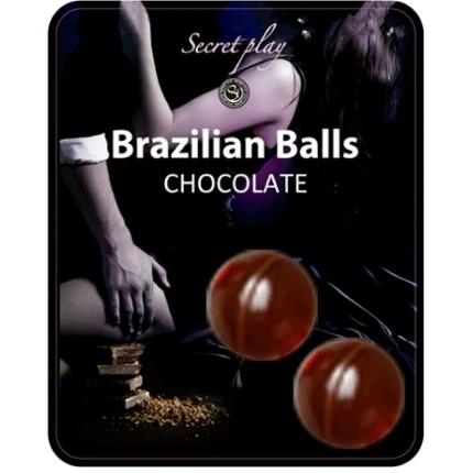 2x Bolas Brasileiras Secretplay Chocolate