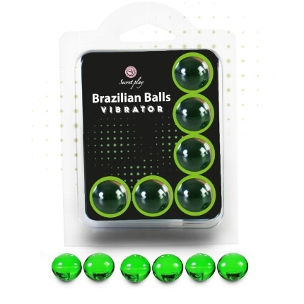 6x Bolas Brasileiras Secretplay Vibratórias