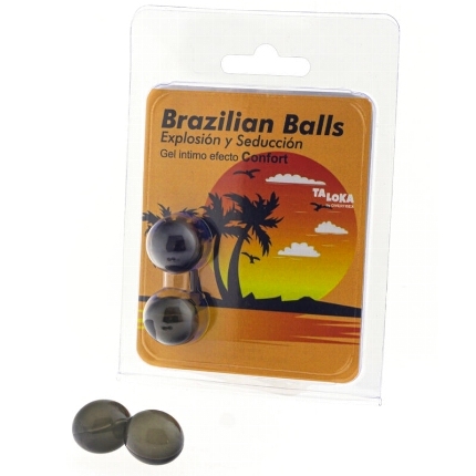 taloka - 2 brazilian balls comfort effect exciting gel