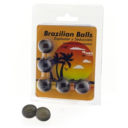 taloka - 5 brazilian balls comfort effect exciting gel