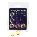 taloka - 5 brazilian balls vibrating shock effect exciting gel