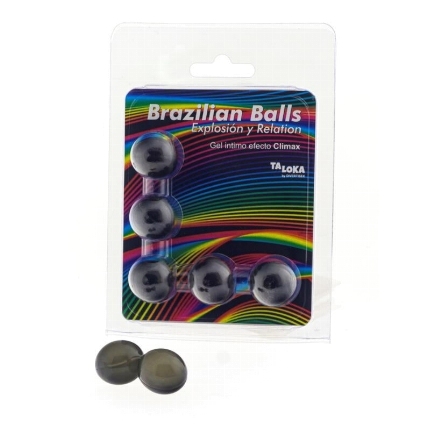 taloka - 5 brazilian balls climax effect exciting gel