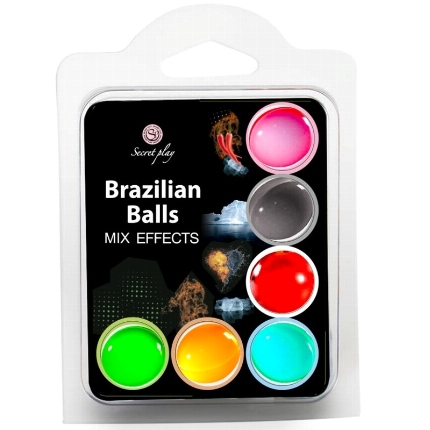 secret play set 6 brazilian balls mix effect