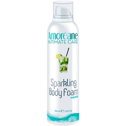 amoreane - massager body foam mojito 150 ml