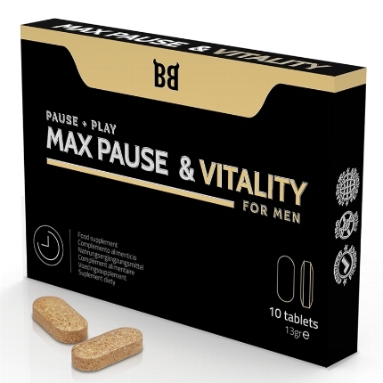 black bull - max pause vitality retardant for men 10 capsules