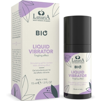 intimateline luxuria - bio gel estimulante para ella efecto vibrador 15 ml