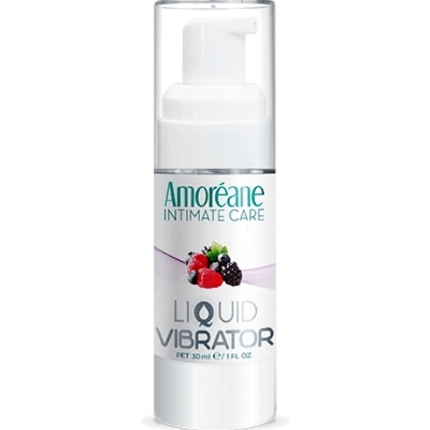 amoreane - liquido vibrador frutos rojos 30 ml