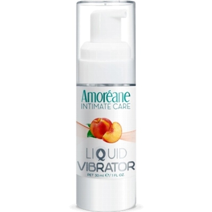 amoreane - liquido vibrador melocoton 30 ml